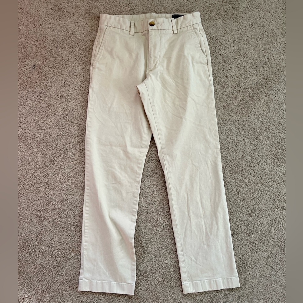 Cream Vineyard Vines Slacks 28x30